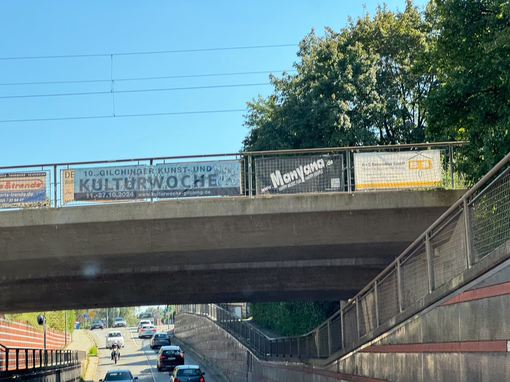 KULTURWOCHE GILCHING 2024 EISENBAHNWERBUNG