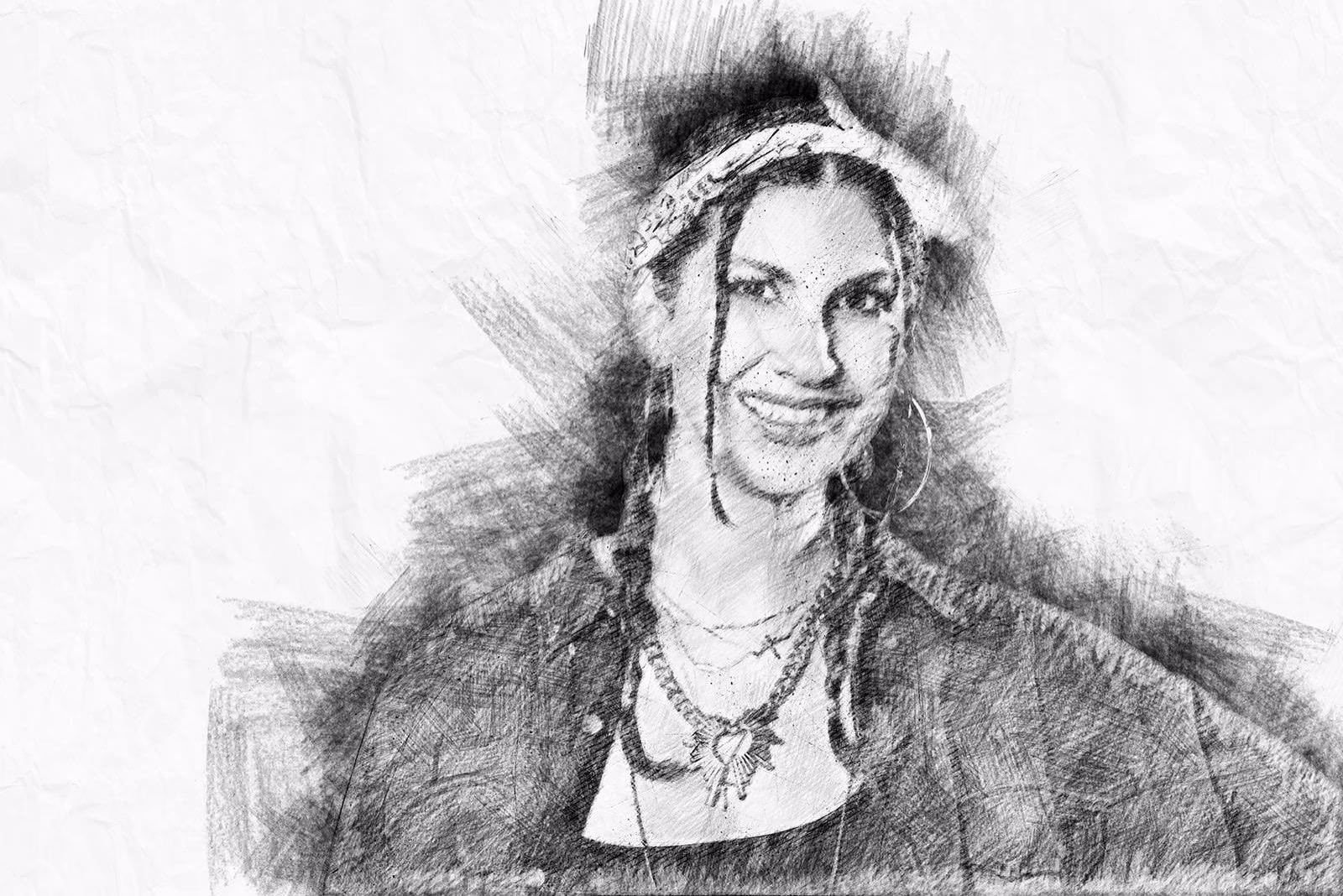 PORTRAIT SKIZZIERT 008
